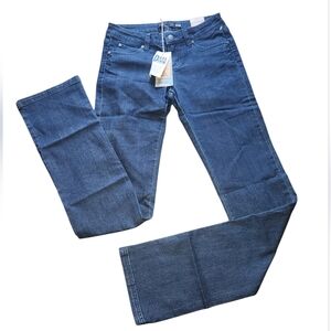 NWT.Prana Women's Classic Straight Leg Blue Jeans